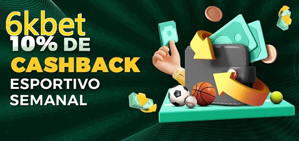 10% de bônus de cashback na 6kbet